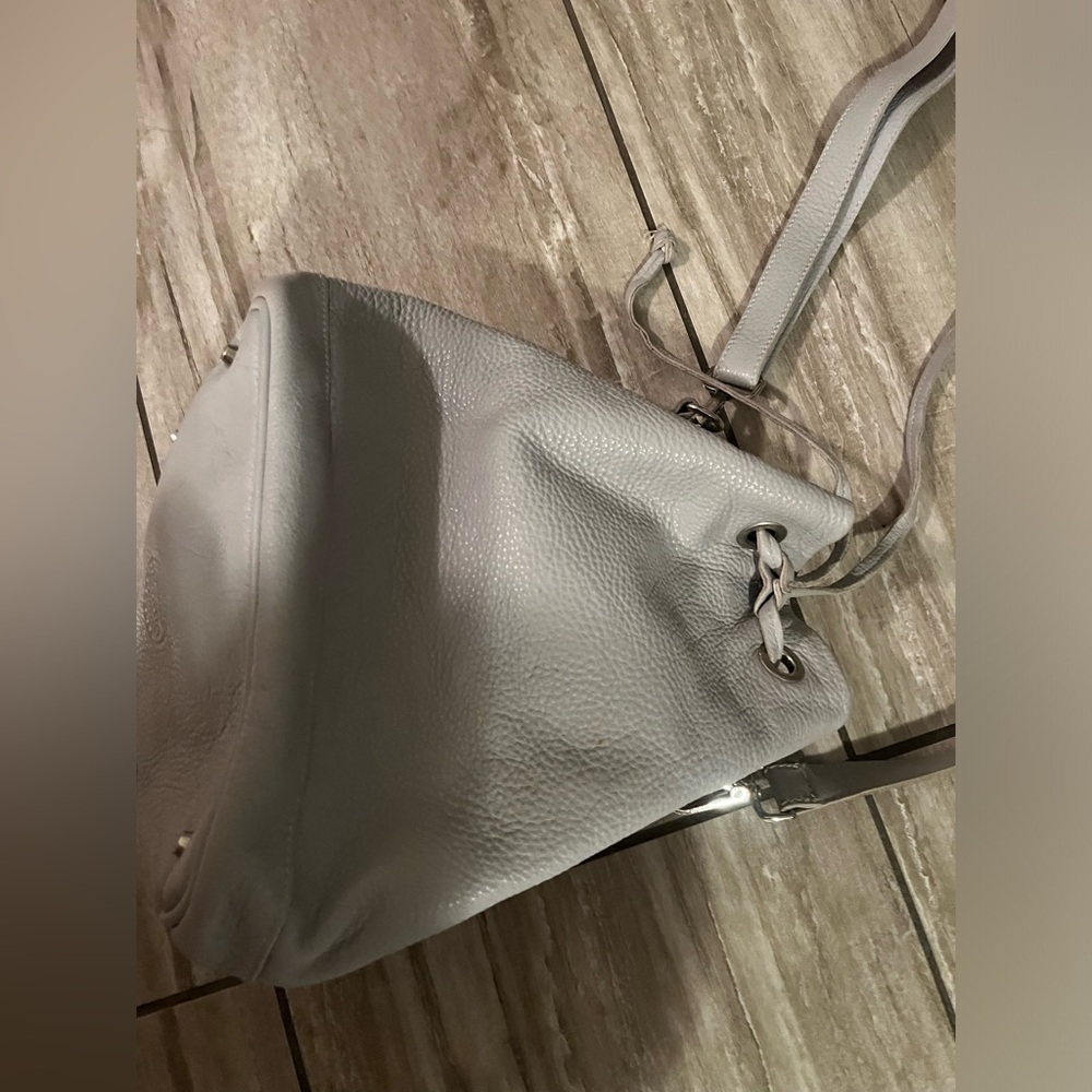 ROOTS Grey Drawstring Crossbody - Picture 5 of 7